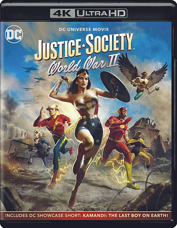 Justice Society: World War II [4K Ultra HD Blu-ray/Blu-ray] cover art