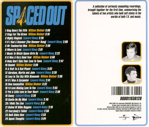 Spaced Out: The Best of Leonard Nimoy and William Shatner cover art