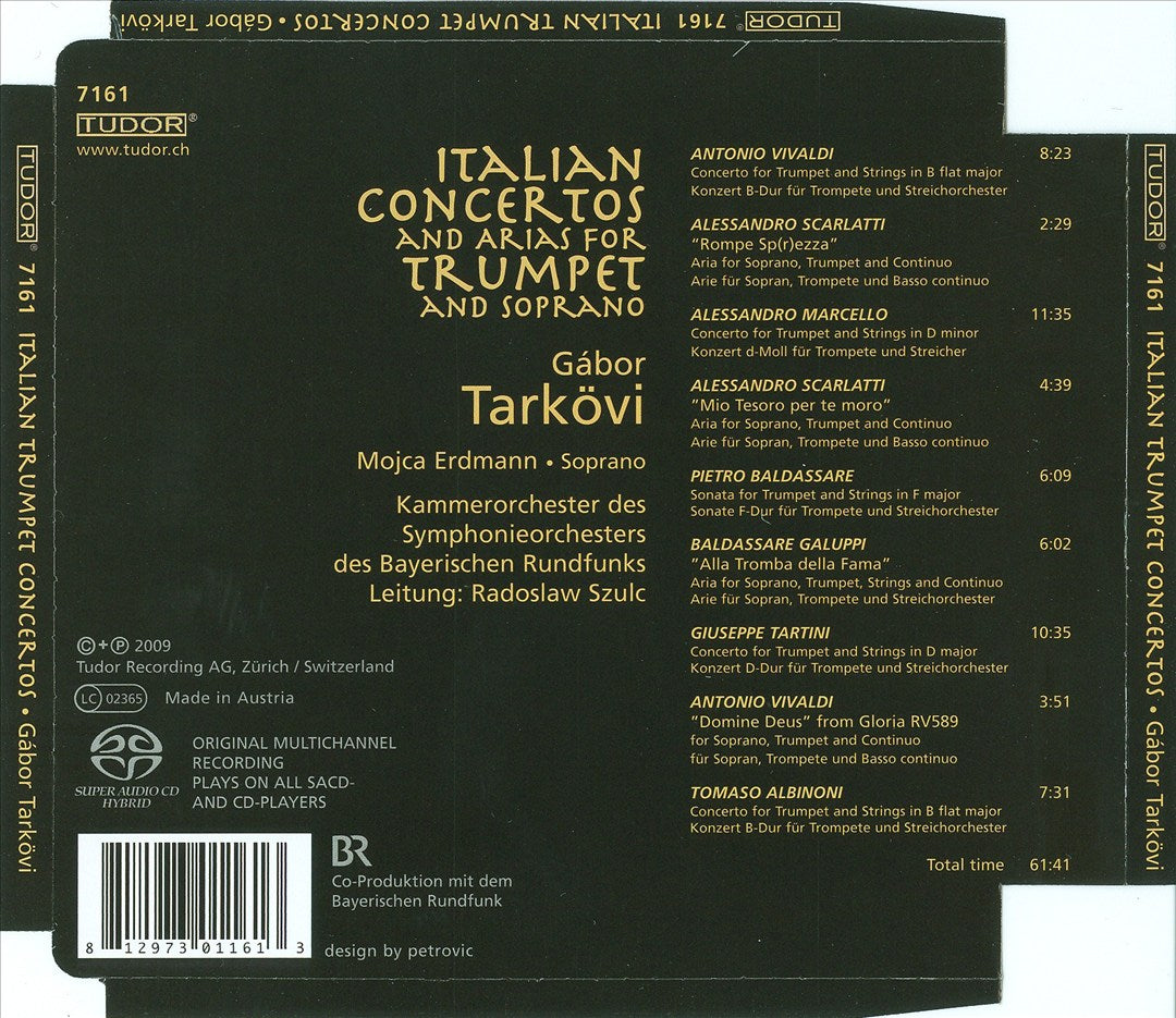 Italian Trumpet Concertos cover art