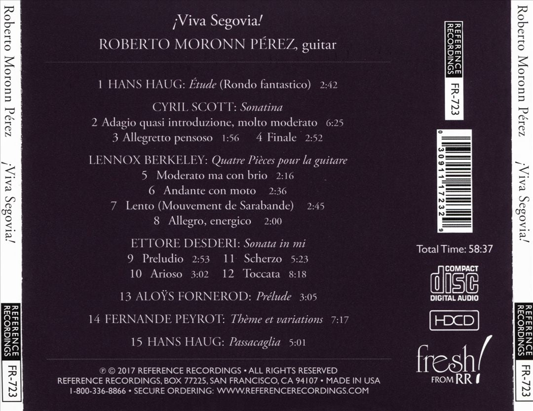 ¡Viva Segovia! cover art