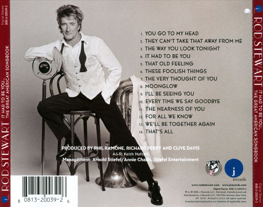 It Had to Be You: The Great American Songbook cover art