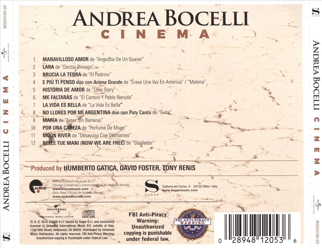 Cinema [Spanish Version] cover art