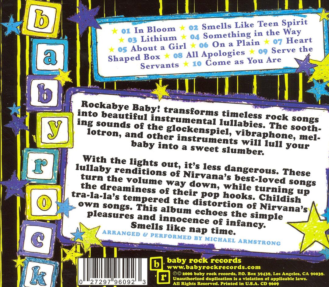 Rockabye Baby! Lullaby Renditions of Nirvana cover art
