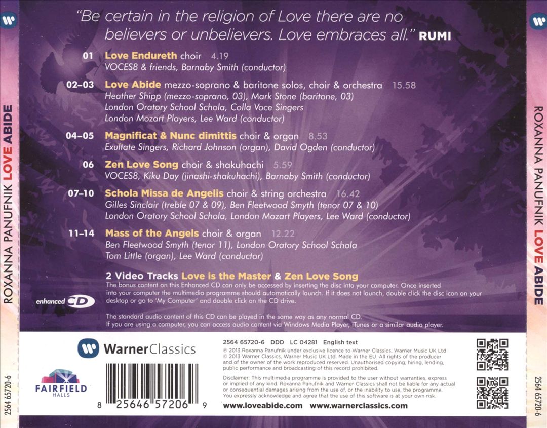 Love Abide: New Choral Music by Roxanna Panufnik cover art