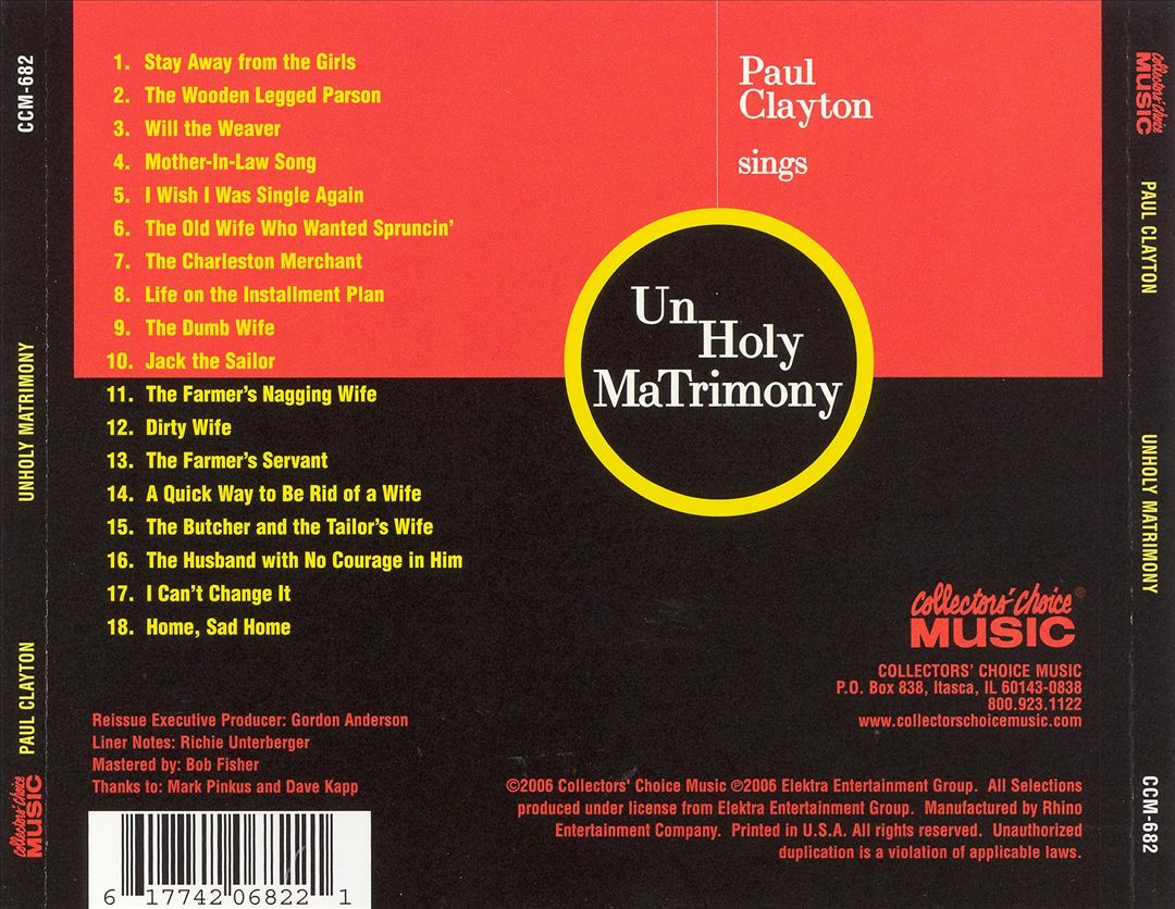 Unholy Matrimony cover art