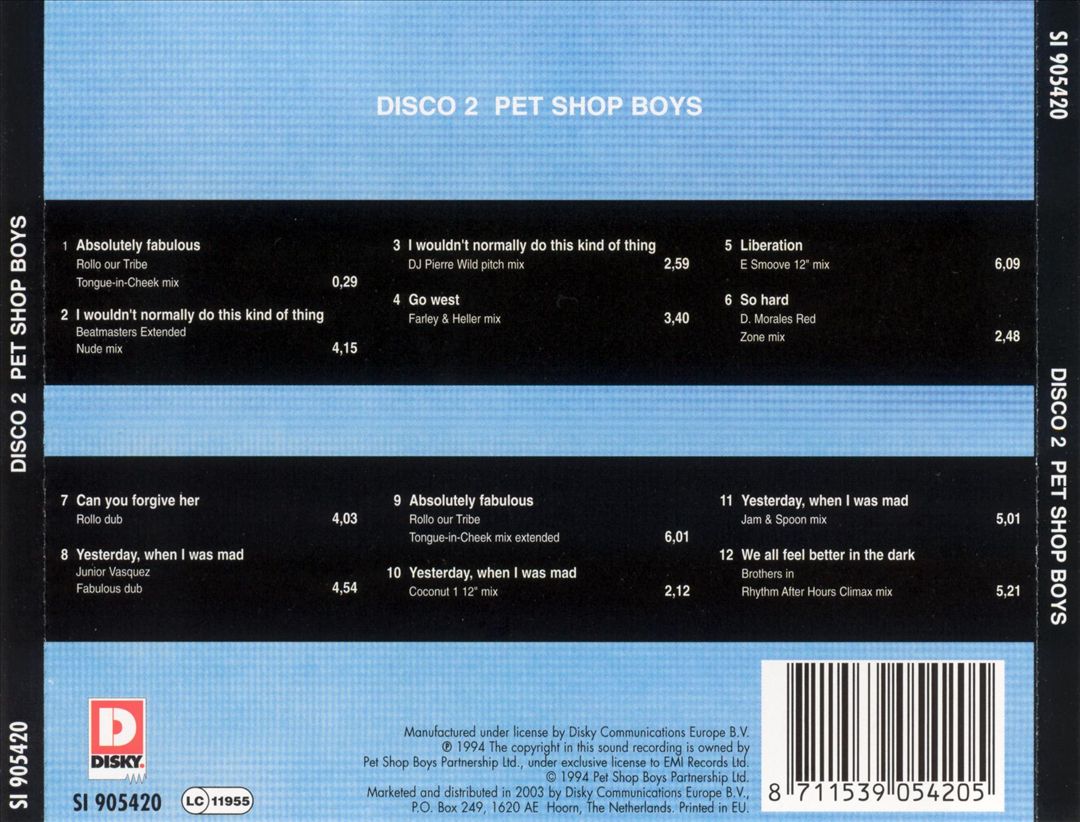 Disco 2 cover art