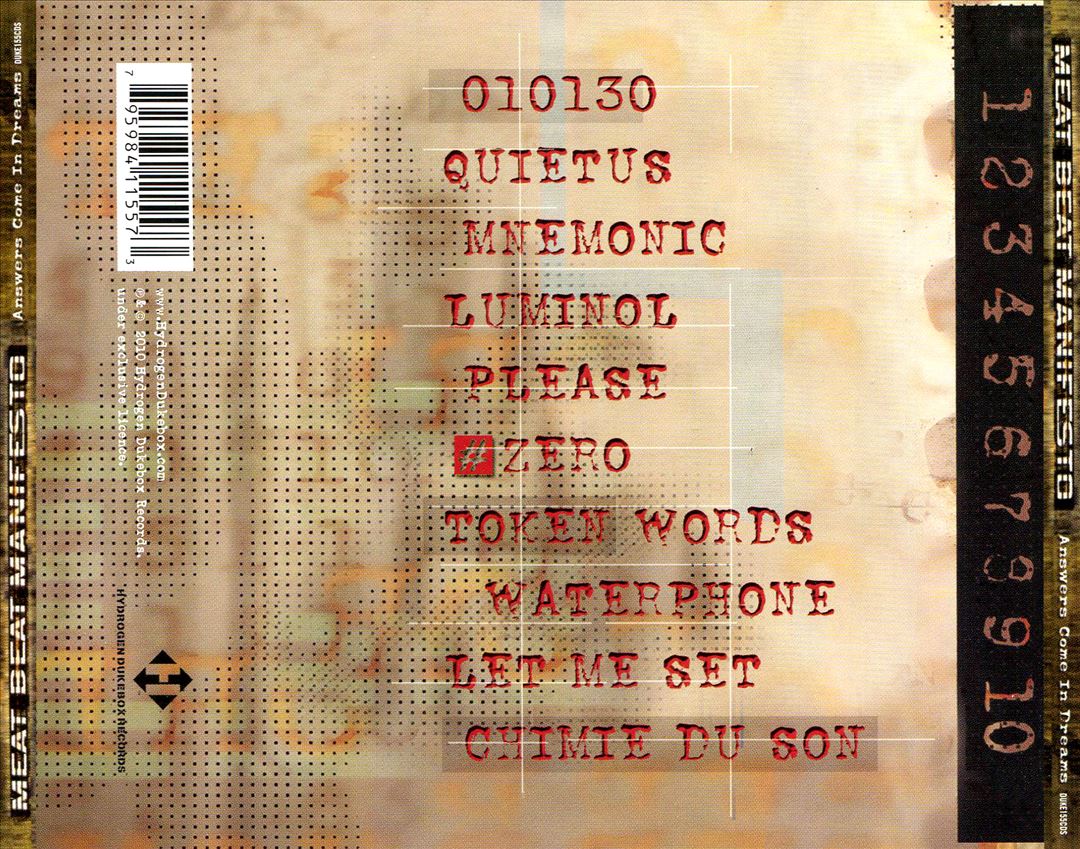 Answers Come in Dreams cover art