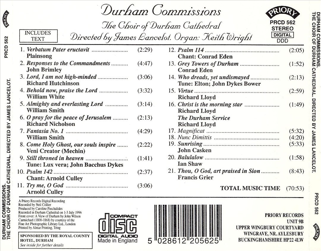 Durham Commissions cover art