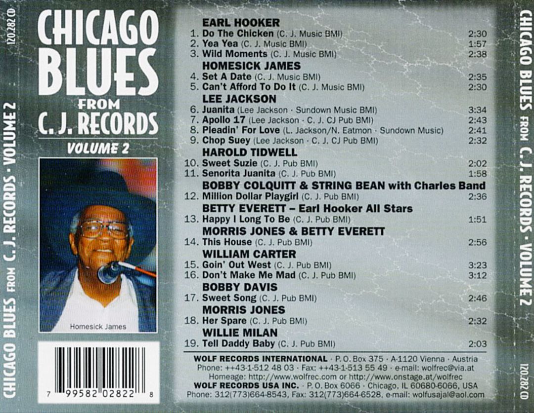 Chicago Blues From C.J. Records, Vol. 2 cover art