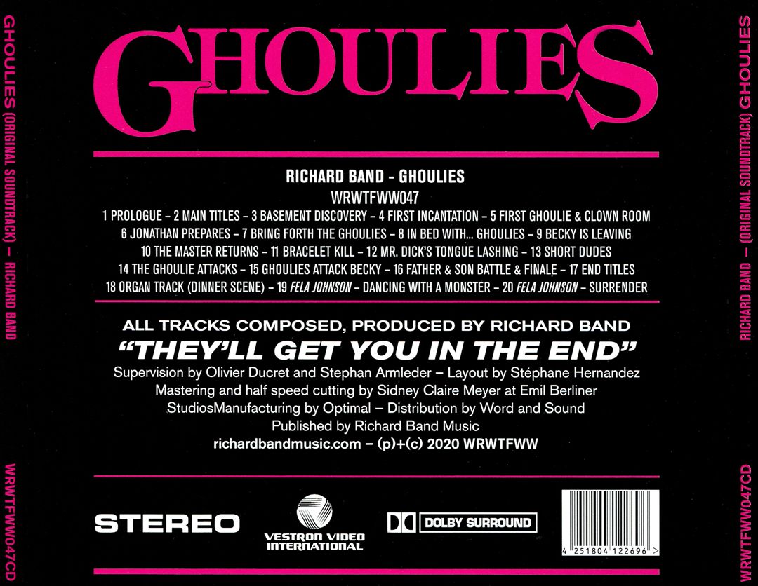 Ghoulies [Original Soundtrack] cover art