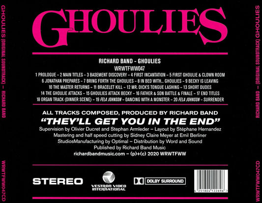 Ghoulies [Original Soundtrack] cover art