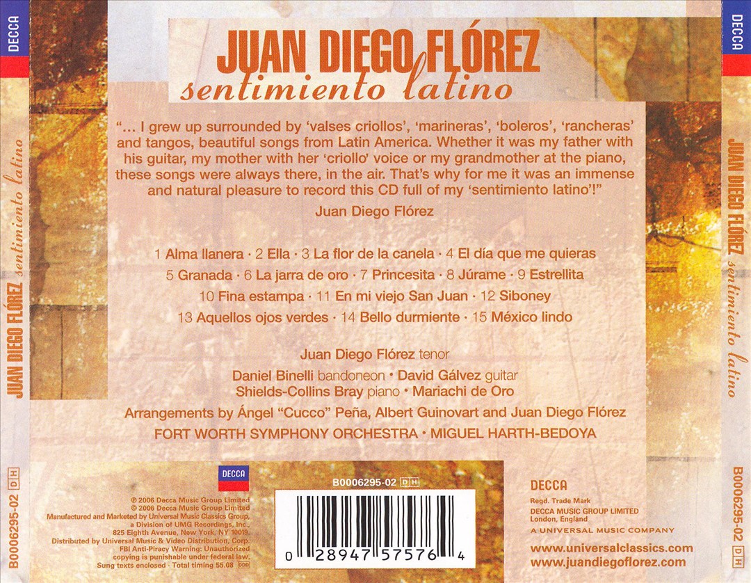 Sentimiento Latino cover art