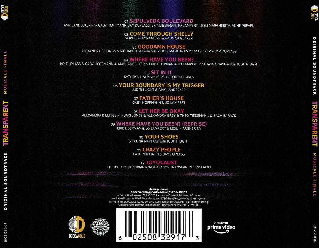 Transparent Musicale Finale  [Original Soundtrack] cover art