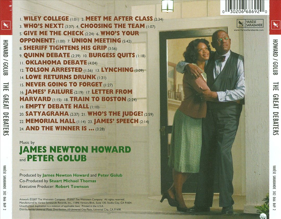 Great Debaters [Original Motion Picture Score] cover art