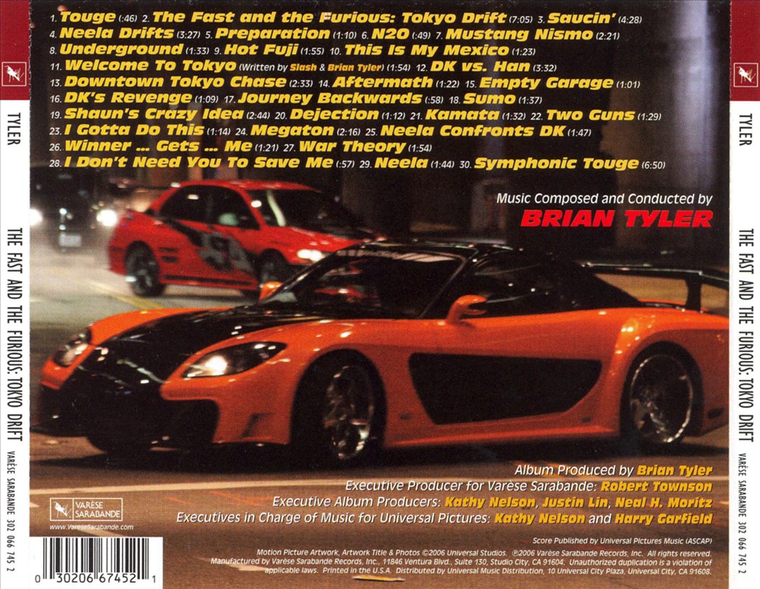 Fast and the Furious: Tokyo Drift [Original Score] cover art