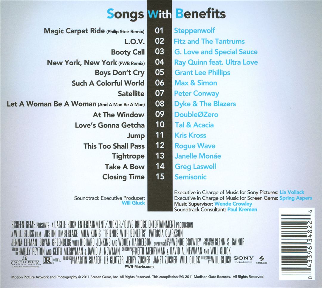 Friends With Benefits [Original Soundtrack] cover art