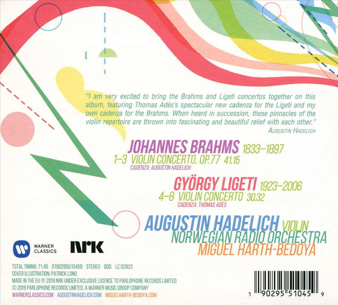 Brahms, Ligeti: Violin Concertos cover art