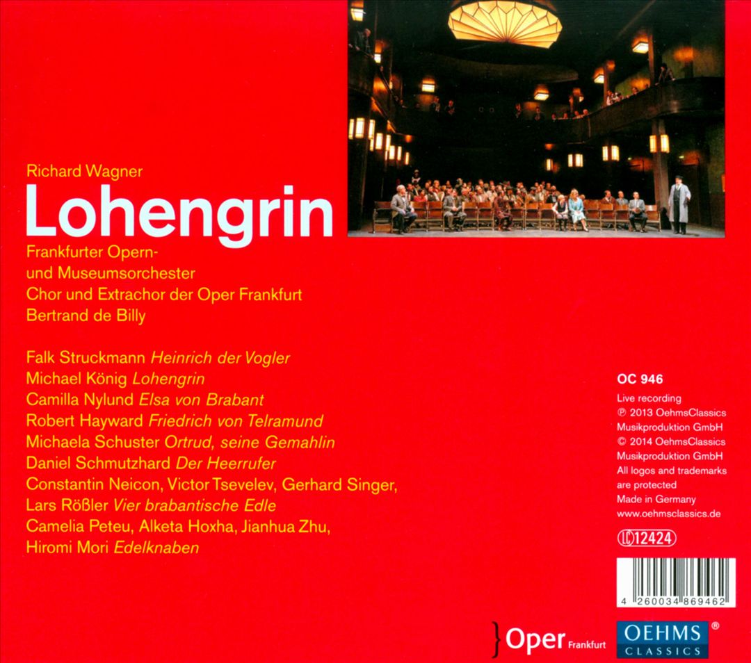 Wagner: Lohengrin cover art