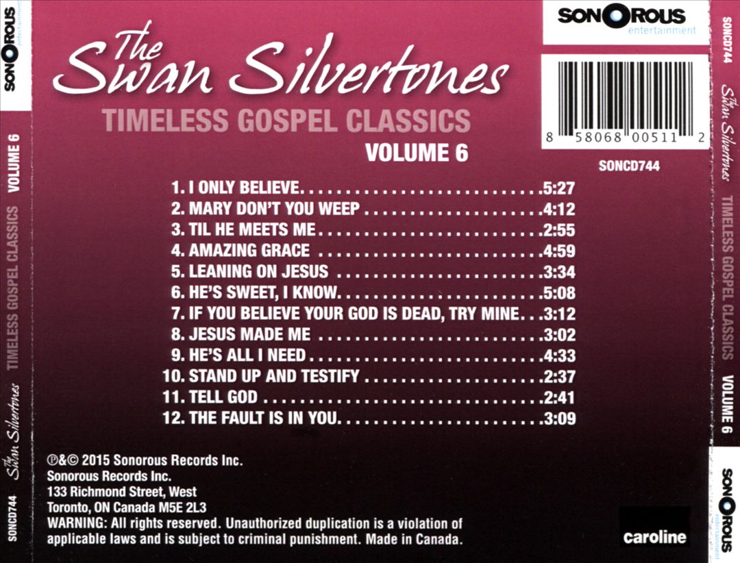 Inspirational Gospel Classics, Vol. 6 cover art