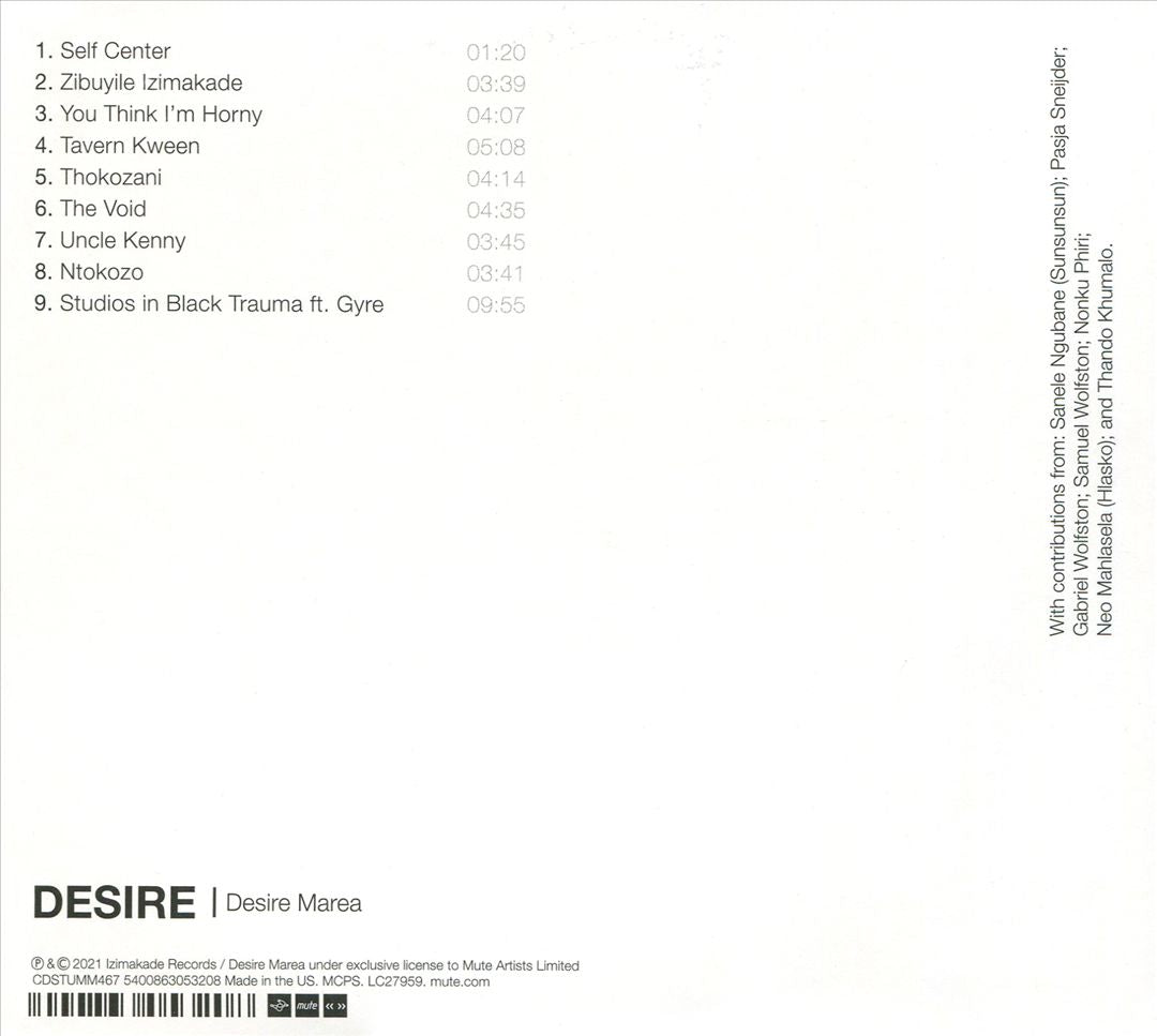 Desire cover art
