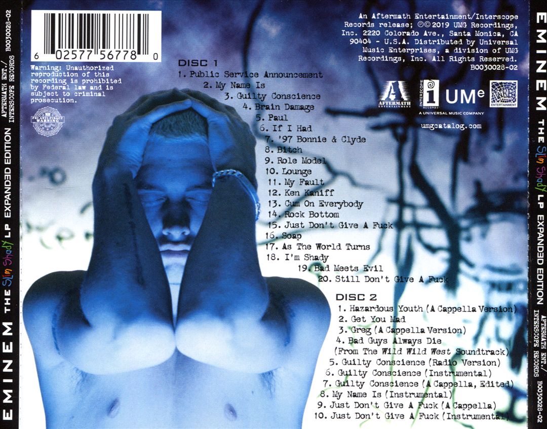The Slim Shady LP [20th Anniversary Expanded Edition] cover art