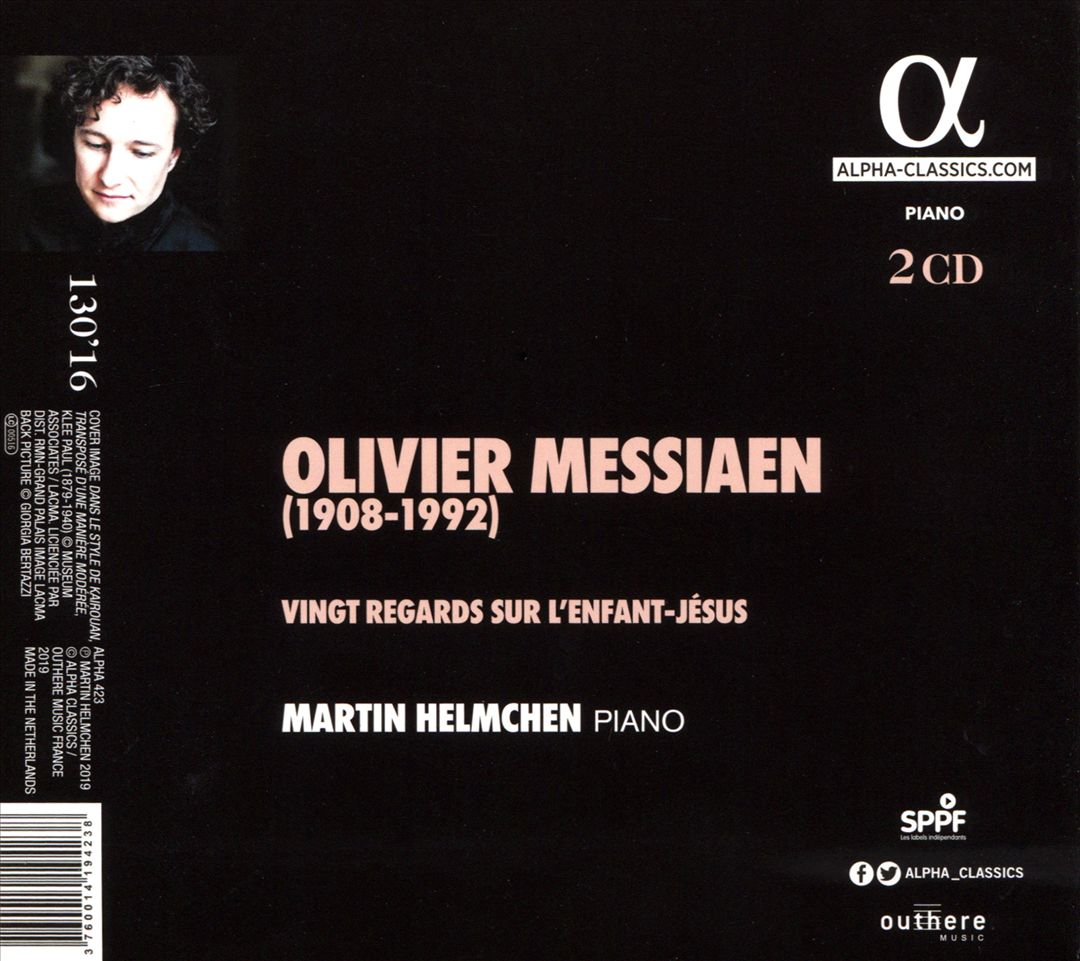 Messiaen: Vingt Regards sur l'Enfant-Jésus cover art