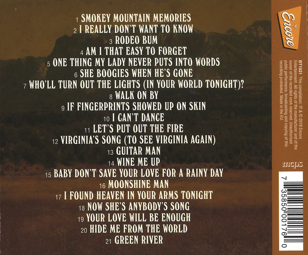 Smokey Mountain Memories cover art