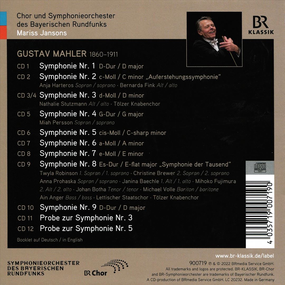 Mahler: Symphonies 1-9 cover art