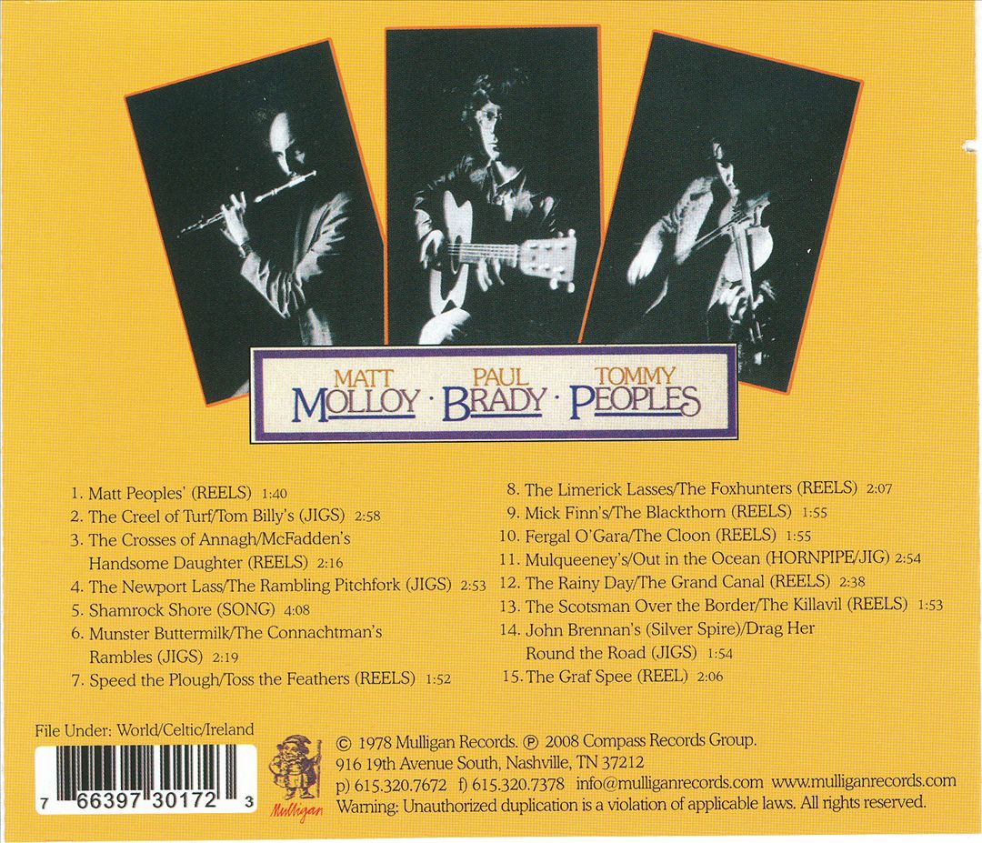 Molloy, Brady, Peoples cover art