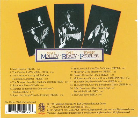 Molloy, Brady, Peoples cover art