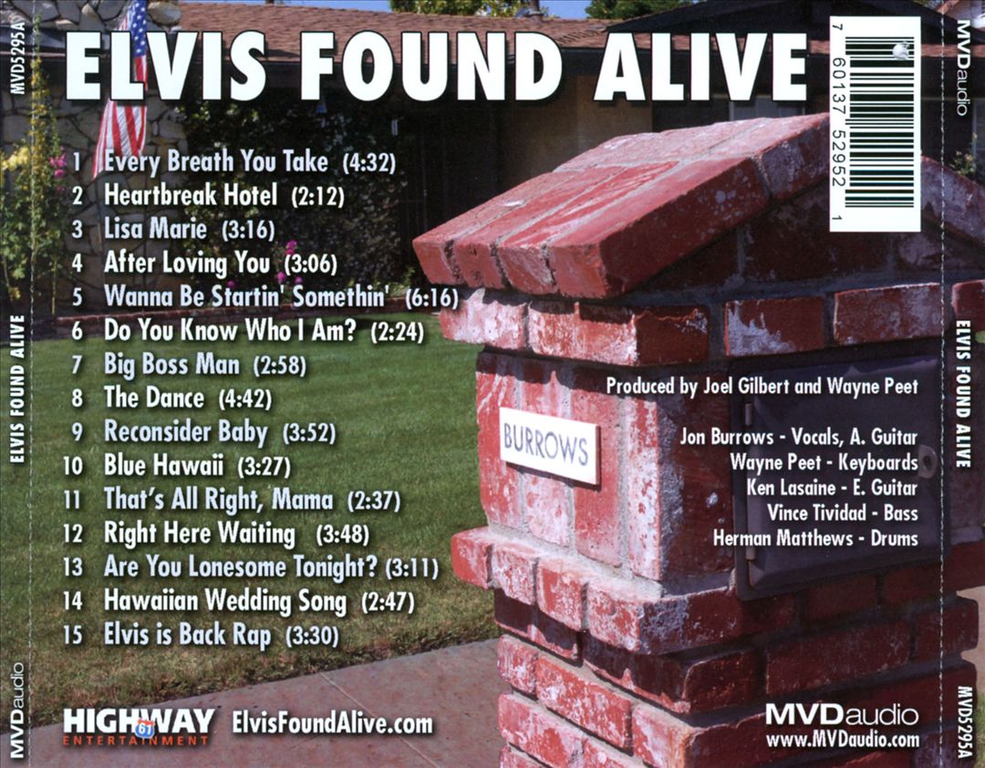 Elvis Found Alive cover art