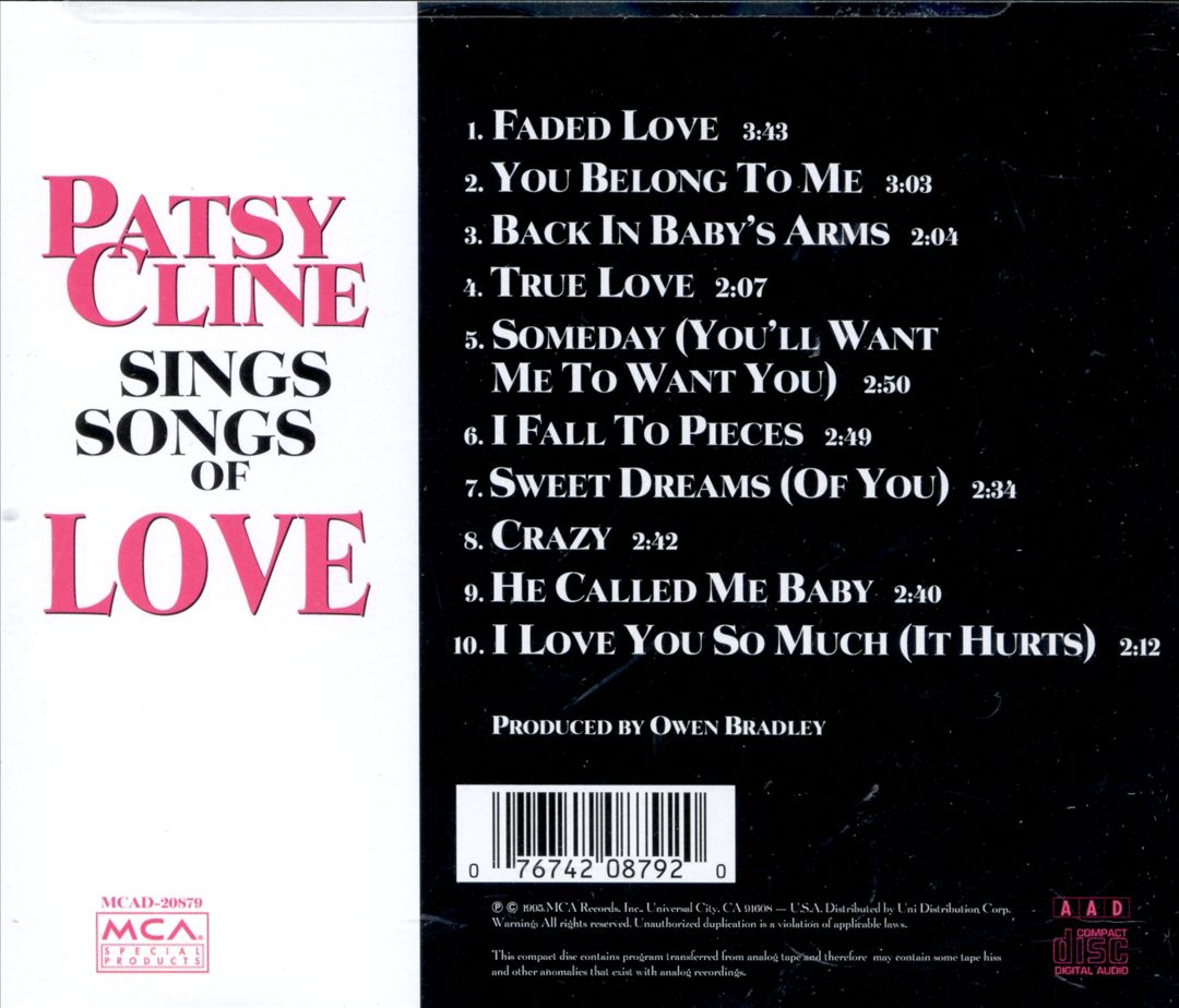 Sings Songs of Love cover art