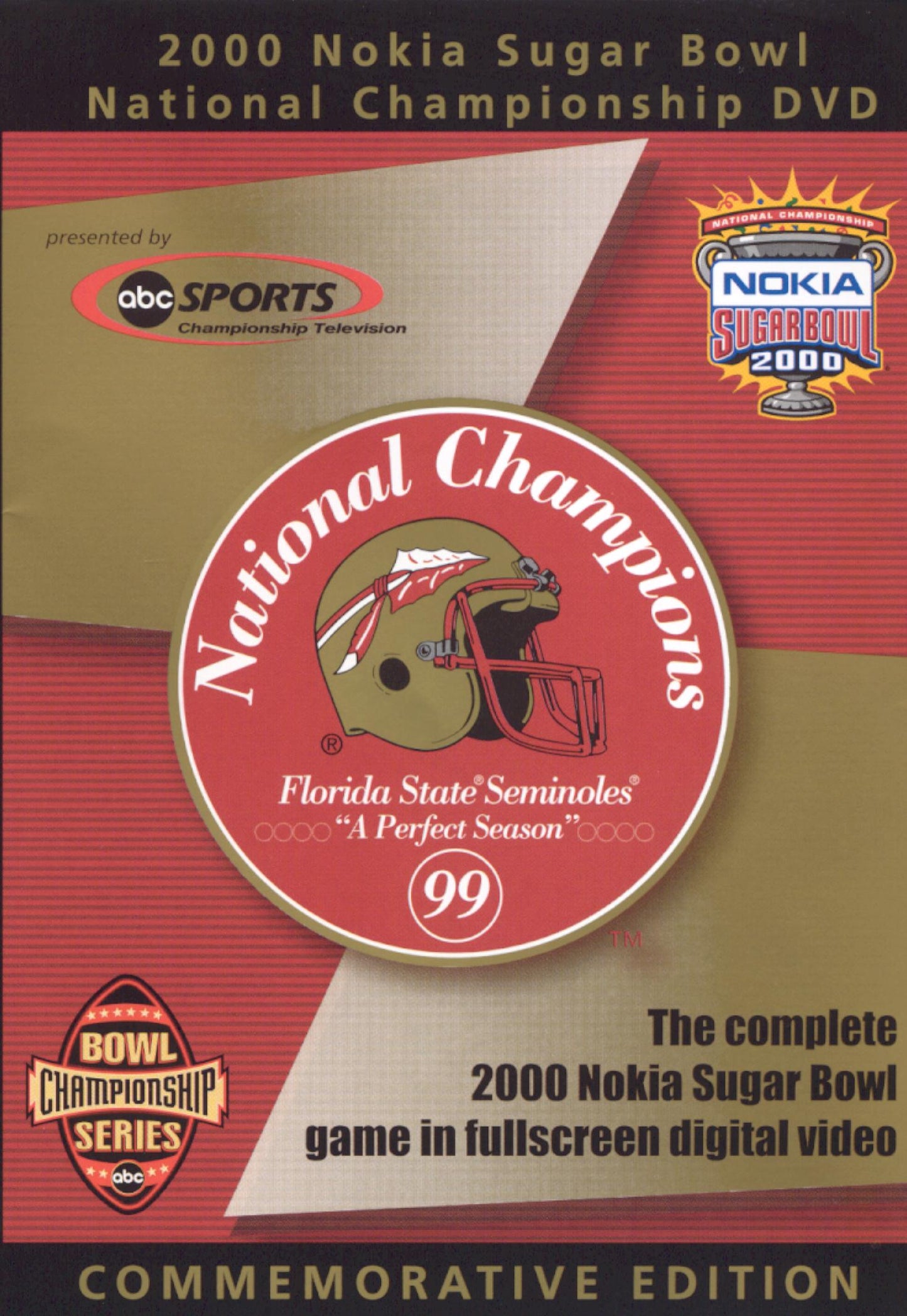 1994 FedEx Orange Bowl: Florida State, 93 National Champions cover art