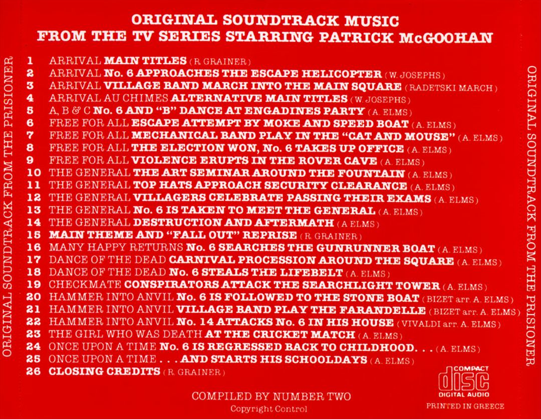 Prisoner [Original TV Soundtrack] cover art