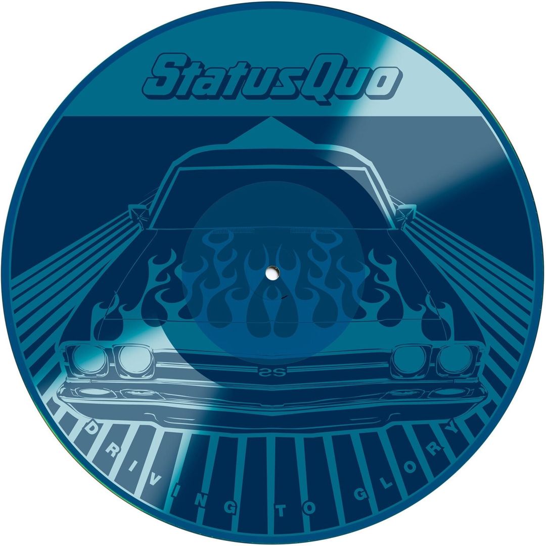 Driving to Glory - Blue Etched Vinyl cover art