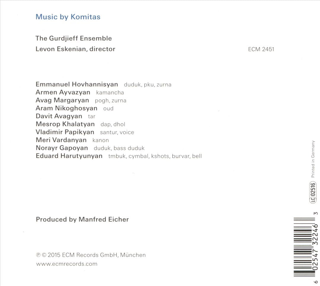 Komitas cover art