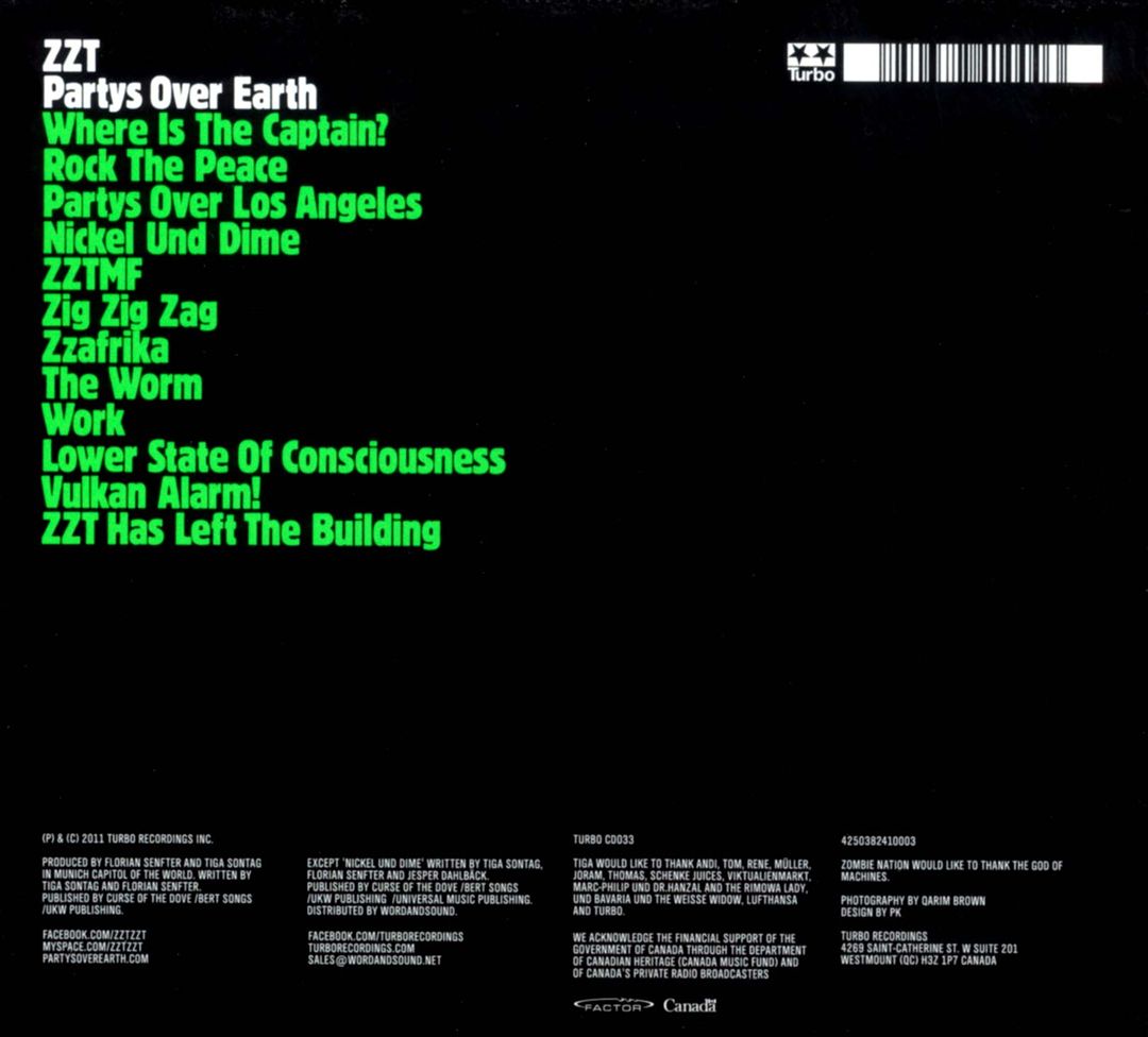 Partys Over Earth cover art
