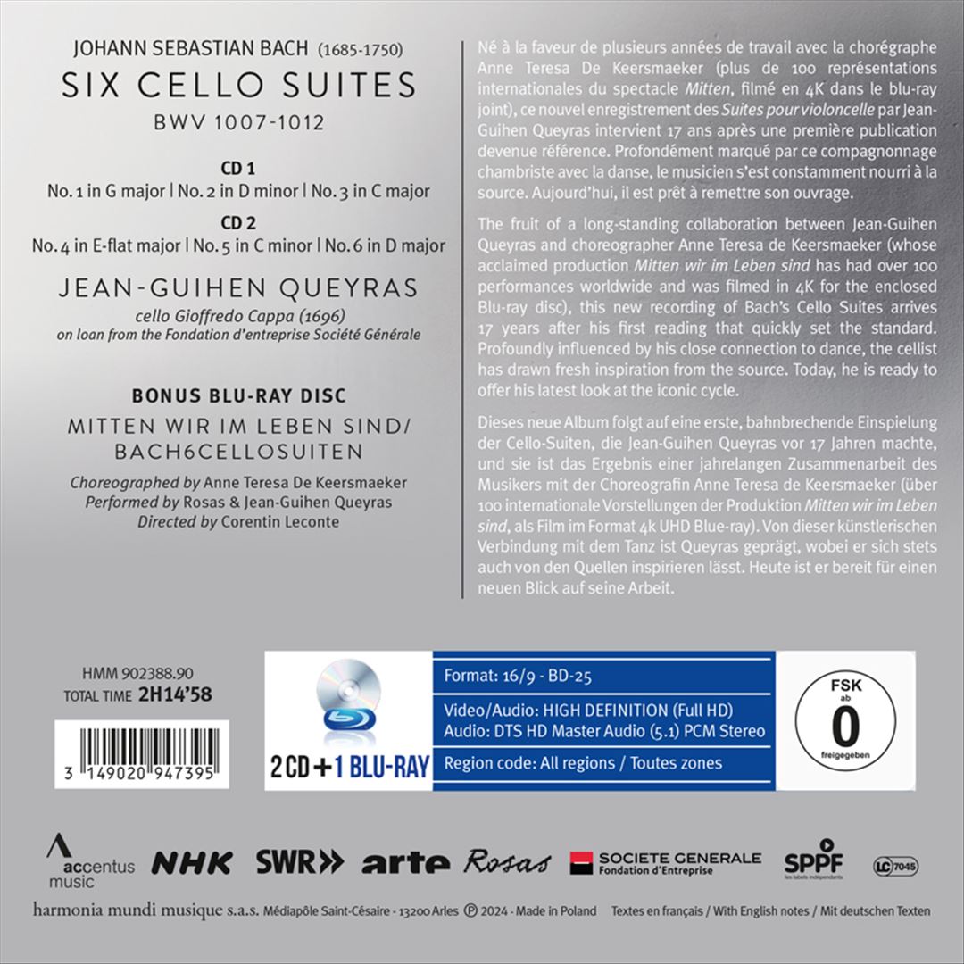 Bach: Complete Cello Suites - The 2023 Sessions cover art