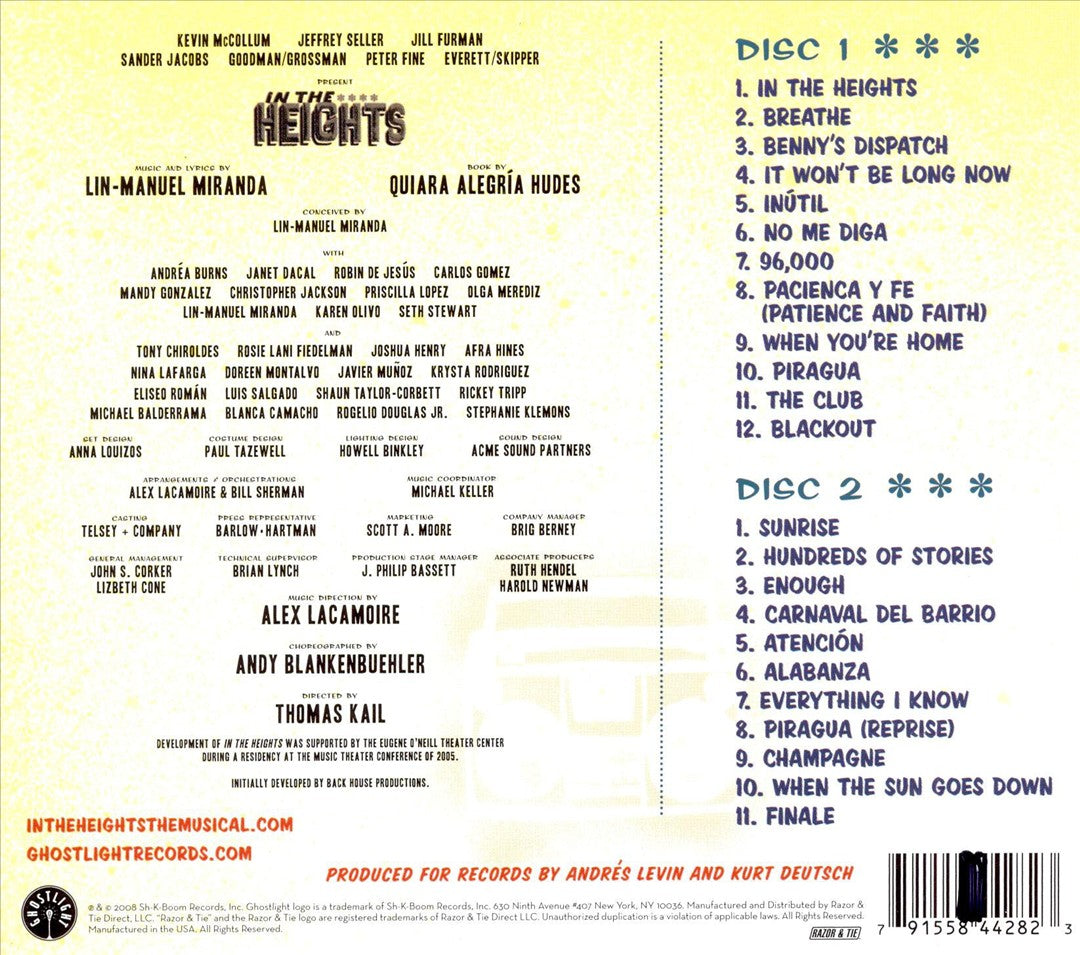 In the Heights [Original Broadway Cast Recording] cover art