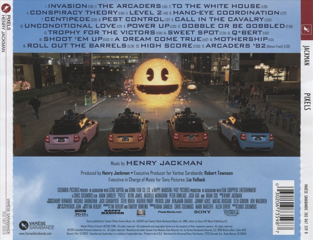 Pixels: The Movie [Original Motion Picture Soundtrack] cover art