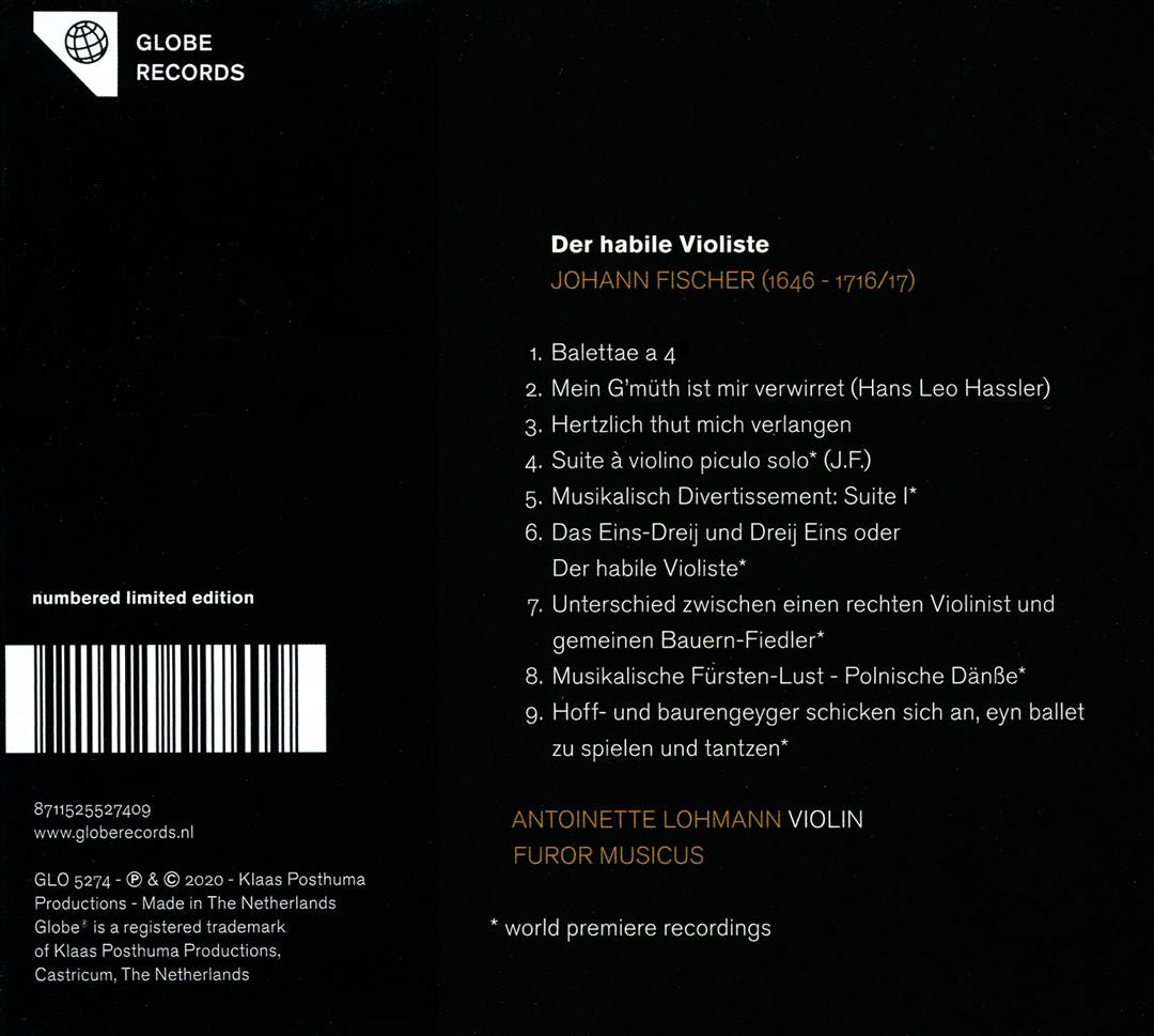 Habile Violiste: Johann Fischer cover art