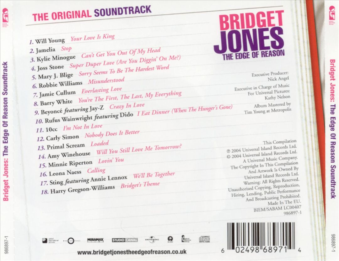Bridget Jones: The Edge of Reason [German Bonus Tracks] cover art