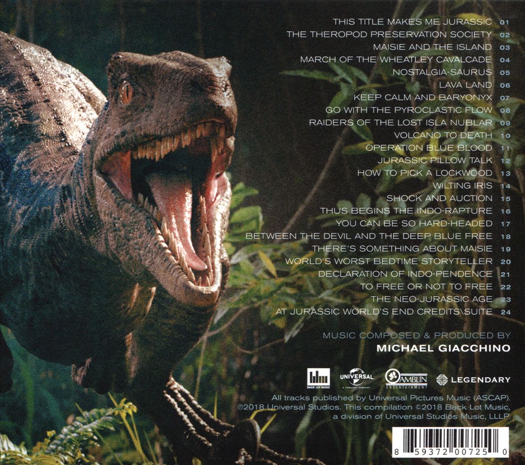 Jurassic World: Fallen Kingdom [Original Motion Picture Soundtrack] cover art