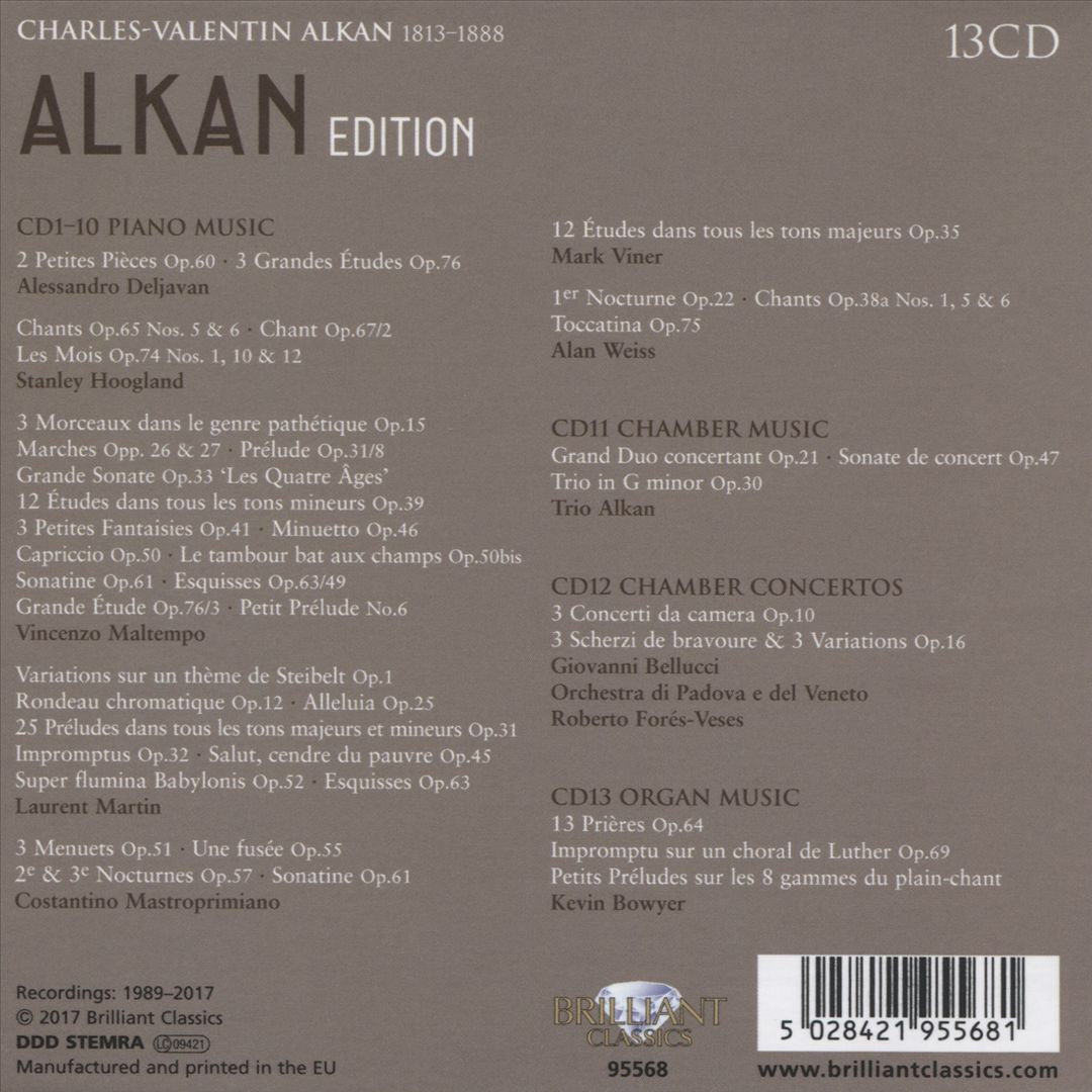 Charles-Valentin Alkan Edition cover art