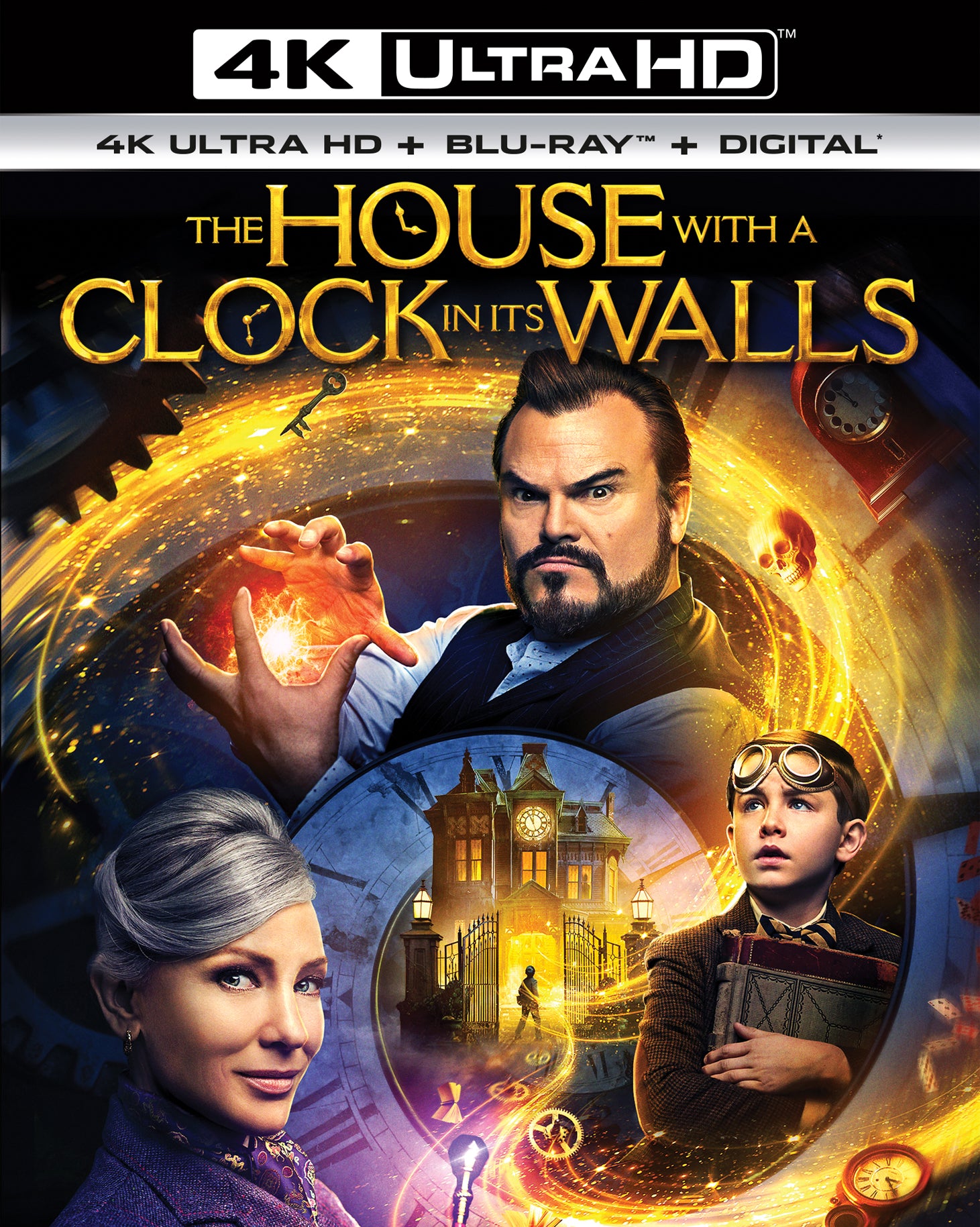 House with a Clock in Its Walls [Includes Digital Copy] [4K Ultra HD Blu-ray/Blu-ray] cover art