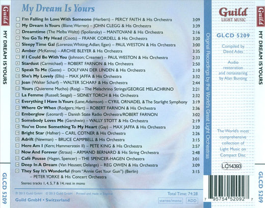 Golden Age of Light Music: My Dream Is Yours cover art
