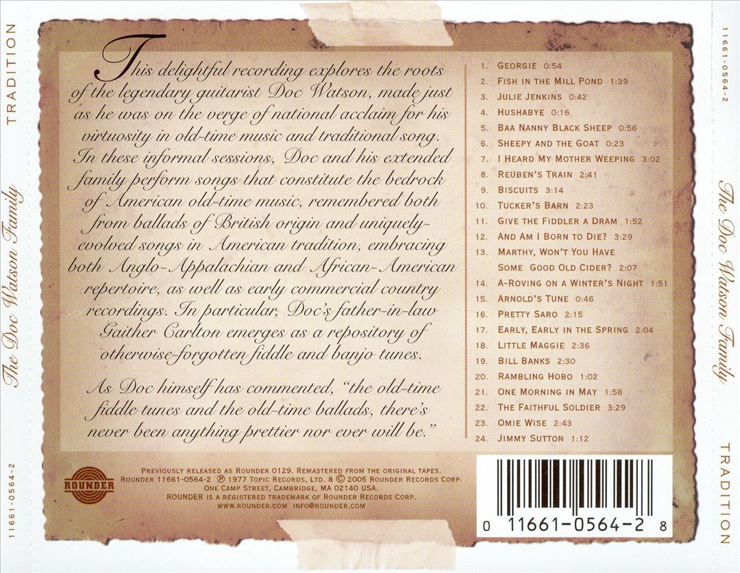 Tradition cover art
