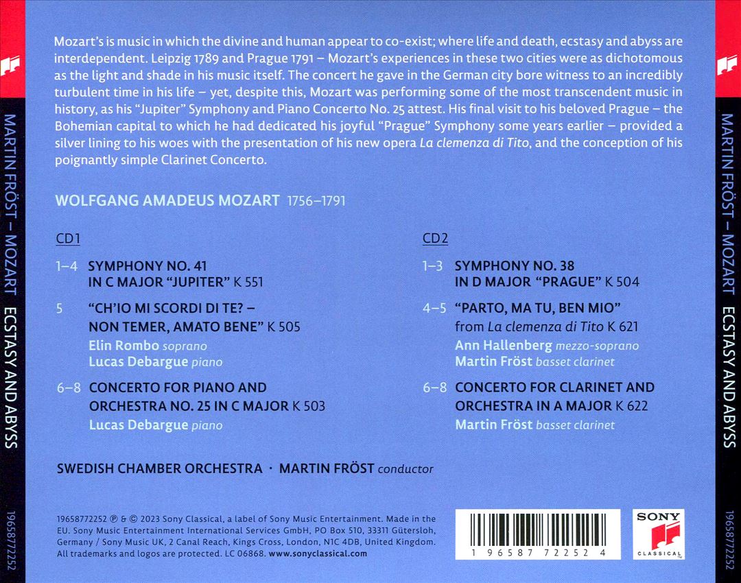 Mozart: Ecstasy and Abyss cover art