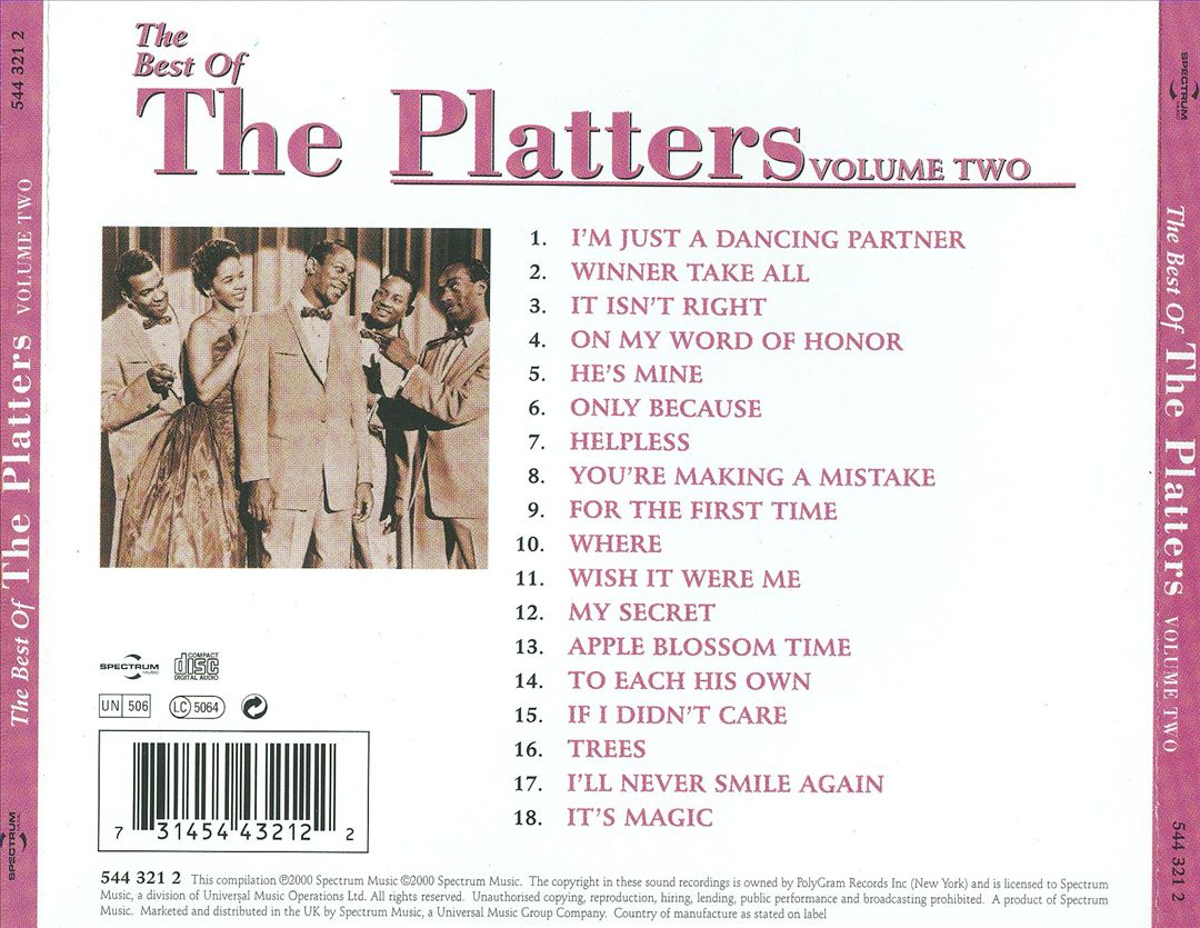 Best of the Platters, Vol. 2 [Spectrum] cover art