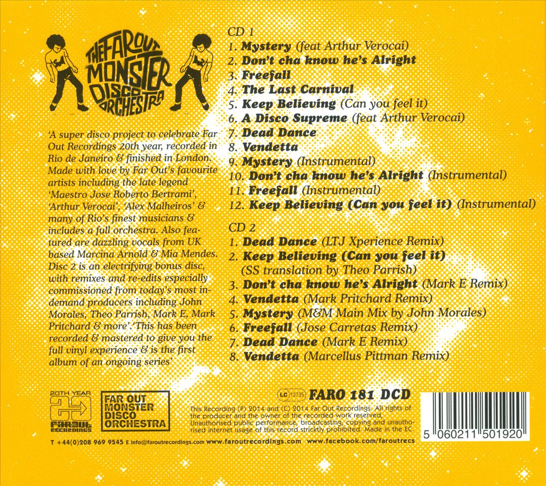 Far Out Monster Disco Orchestra cover art